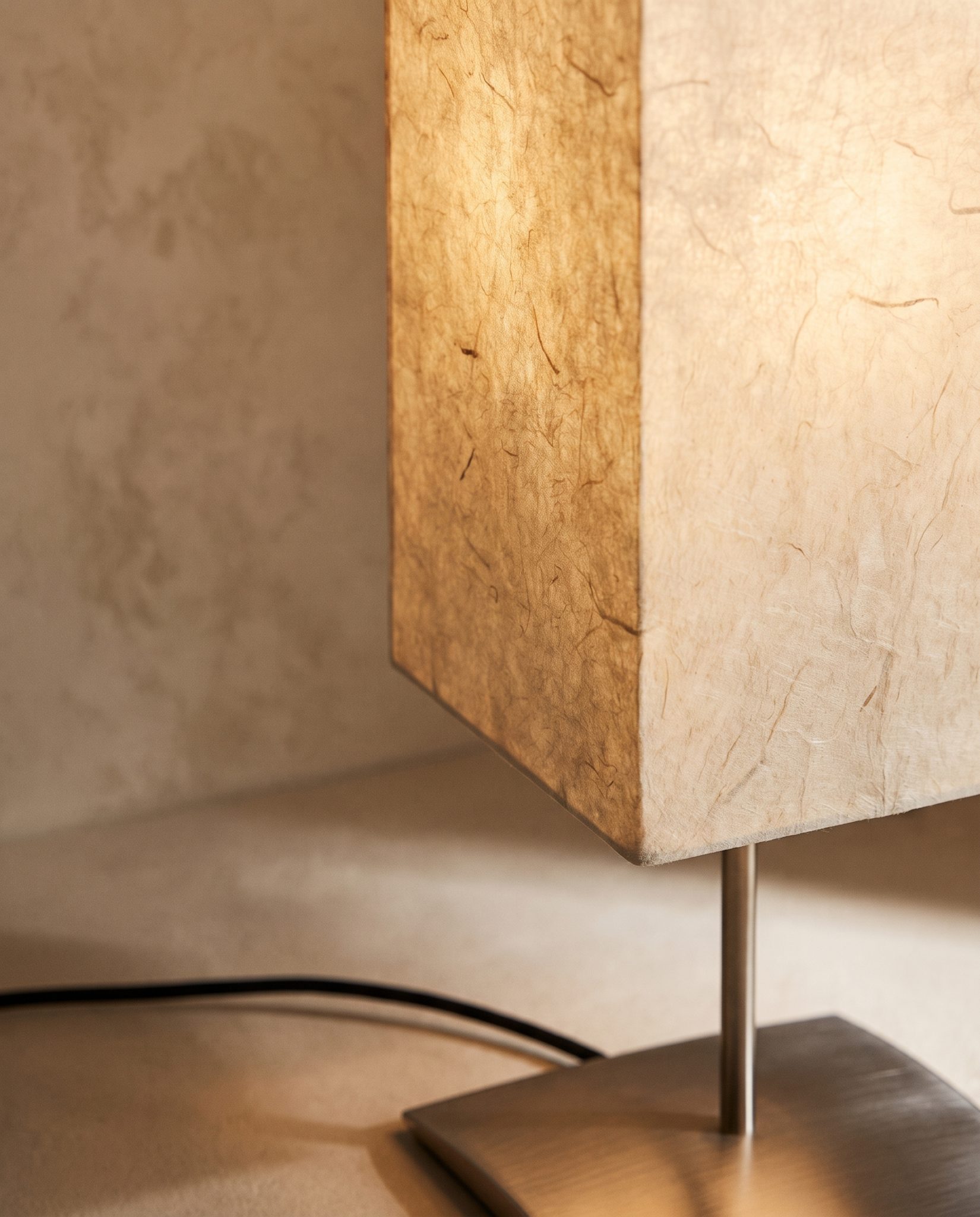 Lampadaire Washi, papier – détail