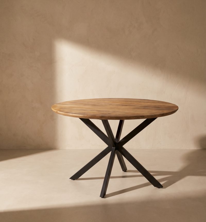 Table à manger Rondo, manguier – vue produit