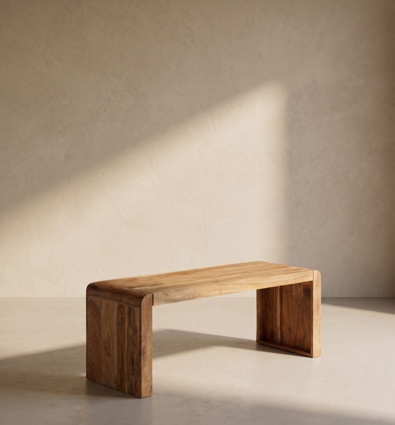 Banc Ando, acacia – vue produit