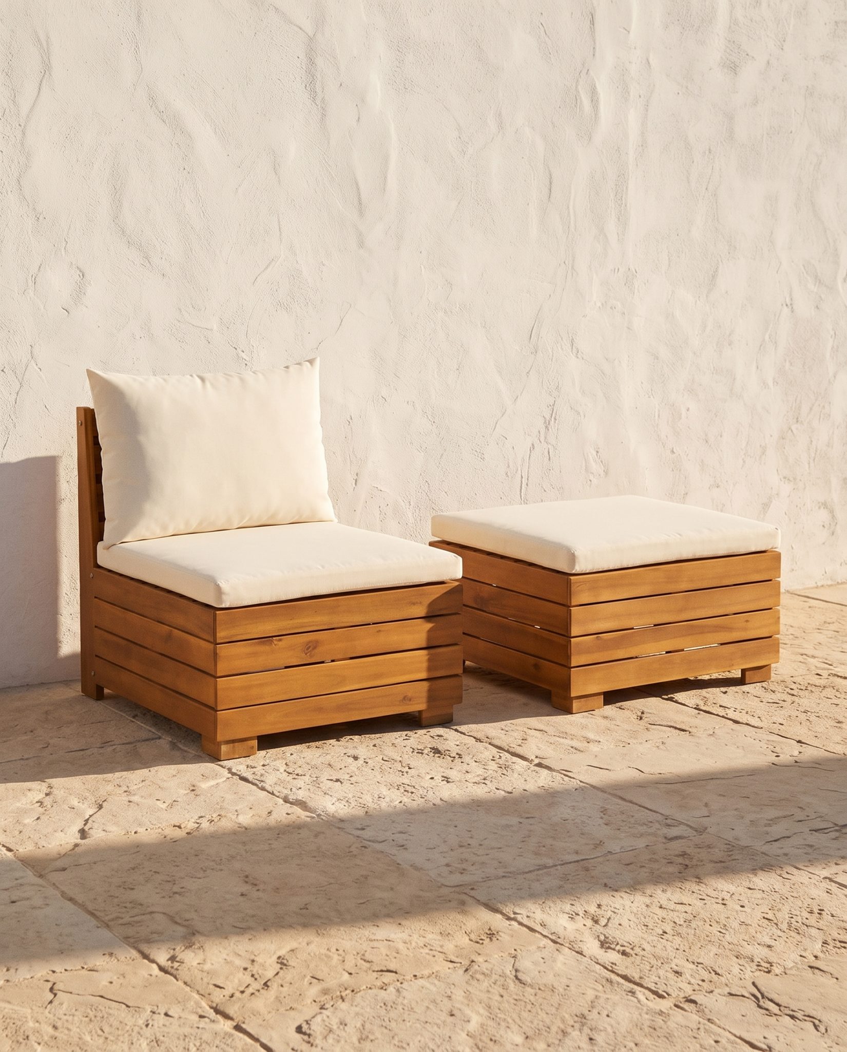 Fauteuil de jardin Sol, acacia – vue produit