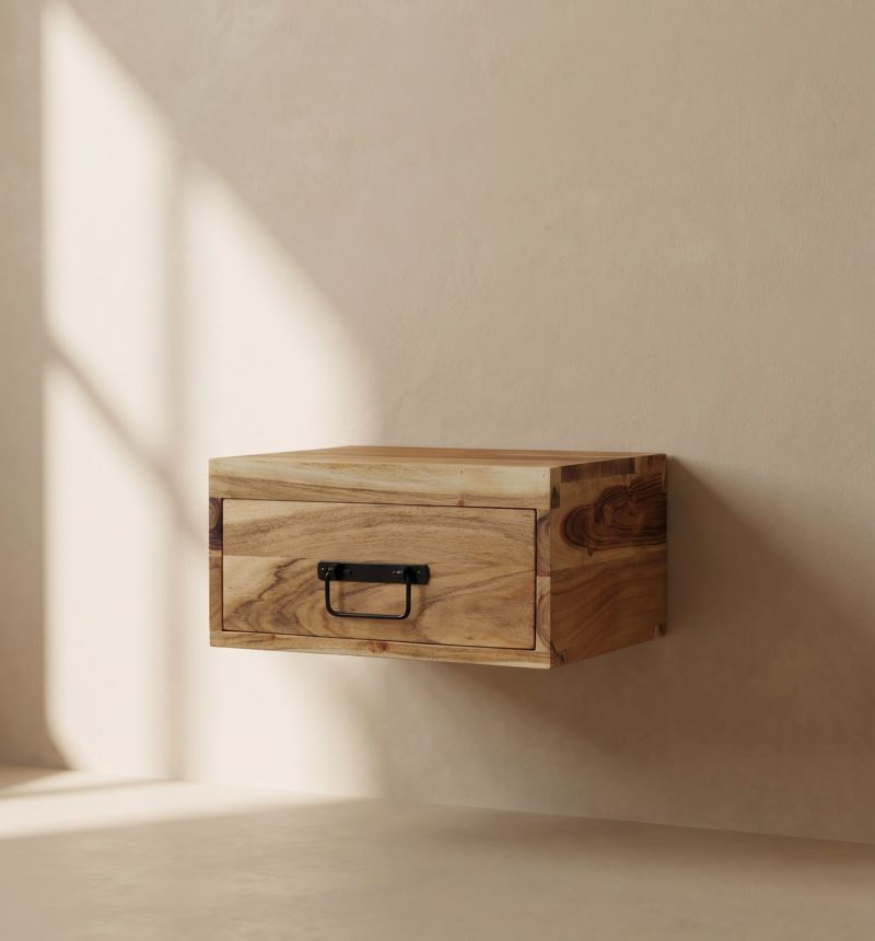 Chevet mural Nami, acacia – vue produit
