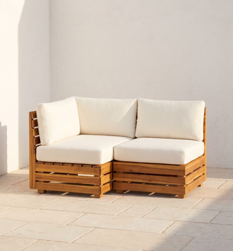 Duo de jardin Sol, acacia – vue produit
