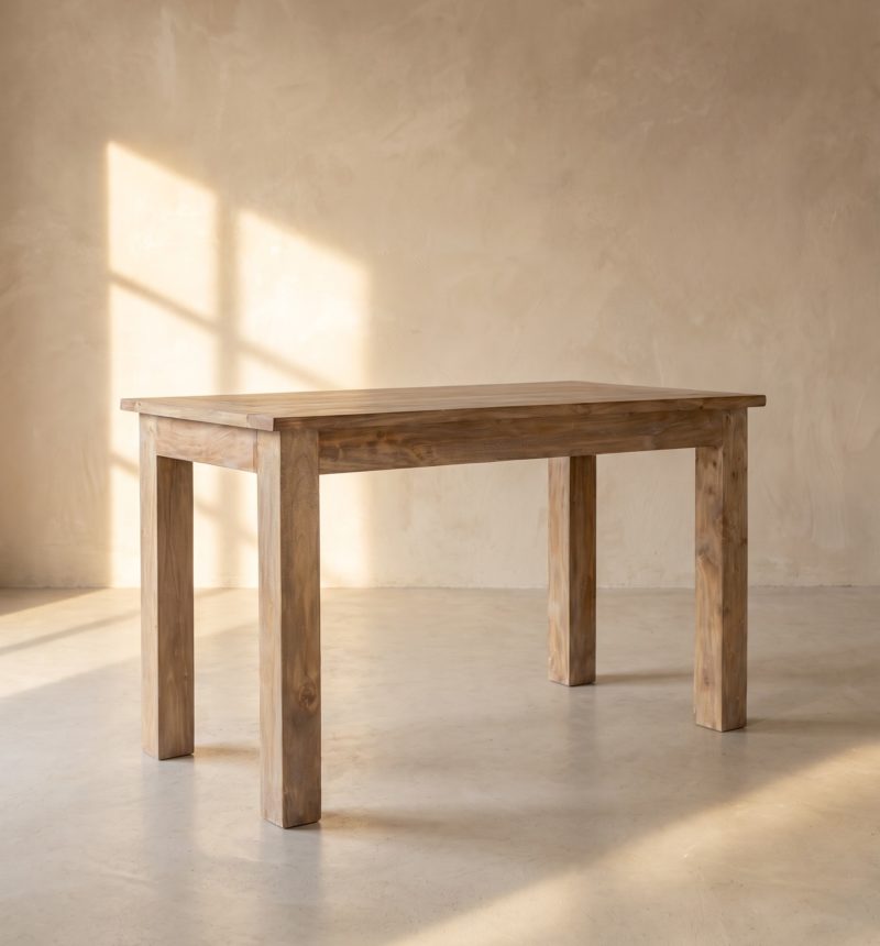 Table à manger Kaya, acajou – vue produit